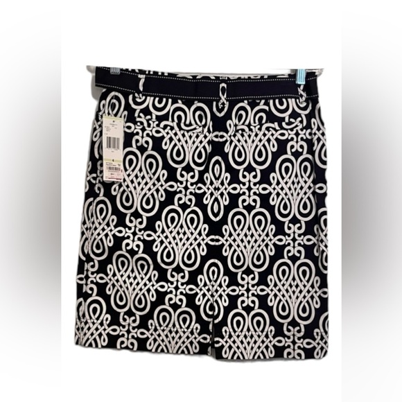 NWT Jones New York dark blue and white skirt size 4 - Picture 4 of 4